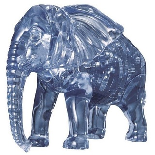 HCM KINZEL 3D-Puzzle HCM59142 - Crystal Puzzle: 3D Elefant - 40 Teile (DE,..., 40 Puzzleteile bunt