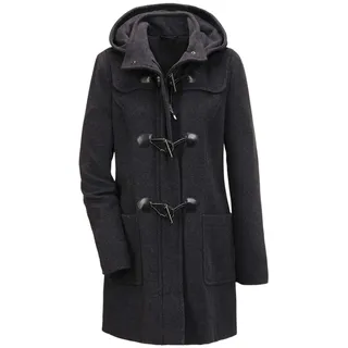 GOLDNER Eleganter Wintermantel mit Kapuze Grau 23