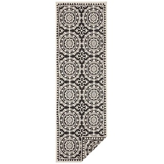 NORTHRUGS Teppich In- & Outdoor Wendeläufer JardIn-Schwarz, Läufer, Höhe: 5 mm schwarz