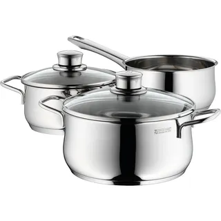 WMF Diadem Plus Topf-Set 3-tlg. 2 x Bratentopf + Stielkasserolle