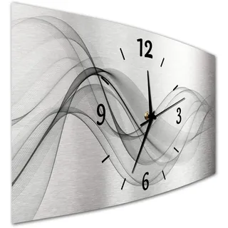 Bilder-Manufaktur BM Funk Quarz Wanduhr Funkwanduhr Funkwanduhren Funkuhr Funkuhren kein Ticken lautlos geräuschlos leise modern ohne Tickgeräusche groß XXL Wohnzimmer Küche 9632-1a SZ