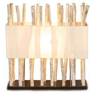 levandeo Tischlampe Treibholz Braun 2 St.