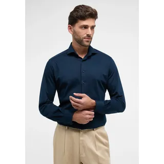 Eterna Langarmhemd »MODERN FIT«, NON IRON (bügelfrei) Eterna dunkelblau