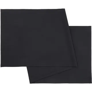 Tischläufer Steffi Uni Schwarz ca. 45x150cm