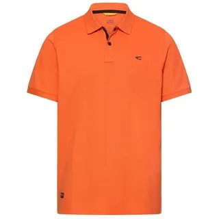 camel active Poloshirt camel active Herren Polo-Shirt Orange ? Kurzarm Poloshirt aus Baumwoll orange 4XL (62)