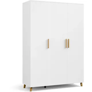 Rauch Drehtürenschrank Shinjo 140 x 203 x 53 cm Weiß