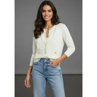 Bruno Banani Cardigan sanftes Weiß 48/50