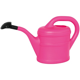 Geli Gießkanne Klein mit Brause Blumengießkanne Bewässerung Kunststoff 2 Liter Pink