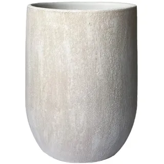 CreaFlor Home Bodenvase Avion, Robust, Grau, Einfarbig, H: 40cm grau