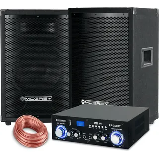 McGrey PA Komplettset PowerDJ-1500 800W