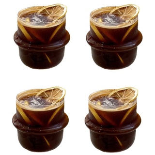 4x Latte Macchiato Gläser Trinkgläser Wassergläser Set| 320ml Kaffeegläser Cappuccino Tassen Dessertgläser Saftgläser| Teegläser Kaffeetassen Aus Borosilikatglas Für Wasser, Drink, Saft, Milch