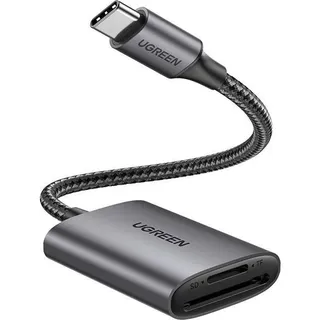 UGREEN CM401 USB C 5Gb/s SD/TF-Kartenleser – grau
