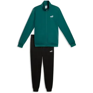 Puma ESS NO1 LOGO POLY KNITTED SUIT Trainingsanzug Emerald Ice S