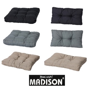 Madison Loungekissen - Gartenmöbel Auflagen für Lounge-Gruppen 60 x 40 cm basic schwarz