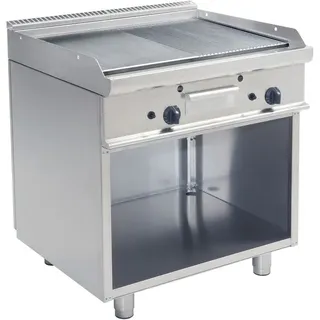 Saro Gas-Griddleplatte mit offenem Unterbau Modell E7/KTG2BAM