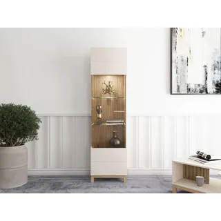 Home Affaire Vitrine Essex 51,5 x 35 x 191,5 cm Beige