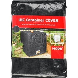 Noor IBC Container Cover Wassertank Abdeckung 120 cm x 116 cm x 100 cm Anthrazit