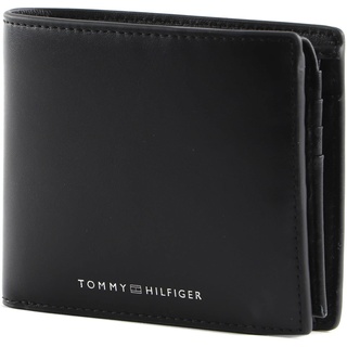 Tommy Hilfiger Herren Portemonnaie TH Modern Leather CC Flap & Coin Klein , Schwarz (Black), Einheitsgröße