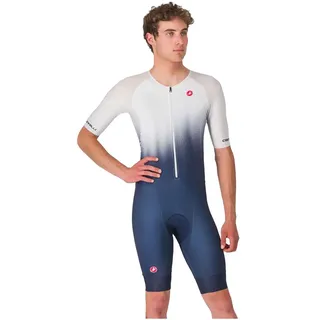 Castelli Core Kurzarm-trisuit - Belgian Blue / White - M