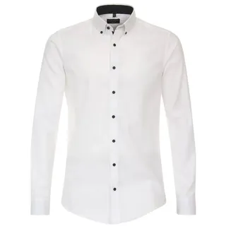 Redmond Businesshemd uni nah Slim Fit weiß M