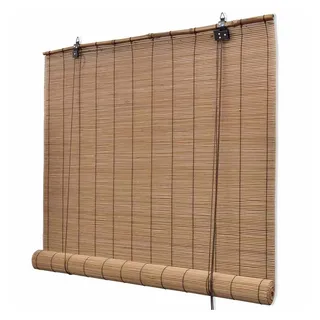 vidaXL Bambusrollo 80 x 220 cm Braun