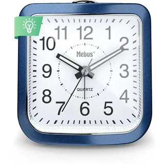 MEBUS 26158 Quarzwecker blau