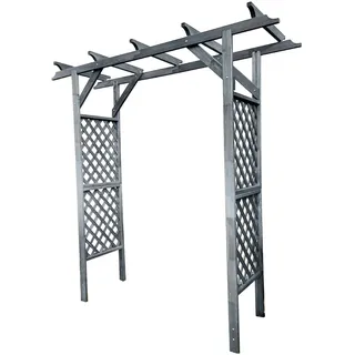 Promadino Rosenbogen Bamberg 139 x 65 cm Grau