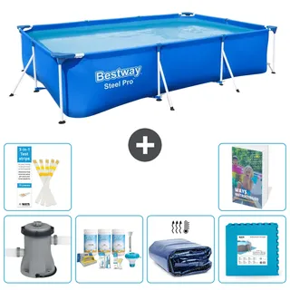 Bestway Steel Pro Rechteckig - 300x201x66 Cm - 7-teilig  S188