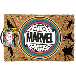 Marvel Fußmatte, (energetisiertes Design) Außen- und Innenfußmatte, 40 cm x 60 cm, Geschenke für Männer, Geschenke für Frauen – Offizieller Merchandise-Artikel