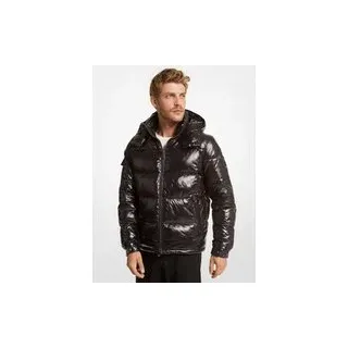 MK Daunenjacke Northend Aus Abgestepptem Nylon - Schwarz - Michael Kors - XL