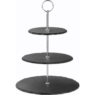 Etagere Stone in Schwarz