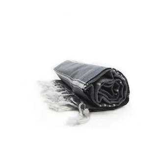 The One Towelling Hamam Handtuch 'Sultan' Hamam Sultan black/white one size