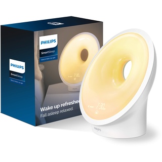 Philips Wake-up Light HF3650/01 LED, Aufwachen und Einschlafen mit Licht, weiß