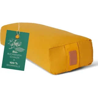 #DoYourYoga Yoga-Kissen Paravati 67 x 22 x 13 cm Gelb
