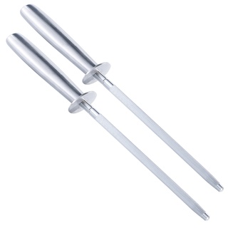 2er-Set Marken-Wetzstähle für Stahlmesser mit 20 cm Schleifstab