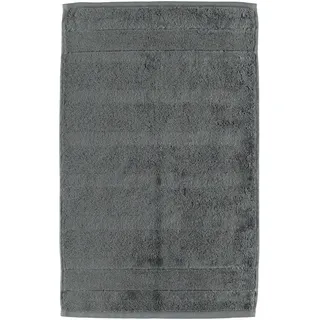 Cawö - Gästetuch, Gästehandtuch - Noblesse - Baumwolle - Uni anthrazit - 30 x 50 cm - 1 Stück