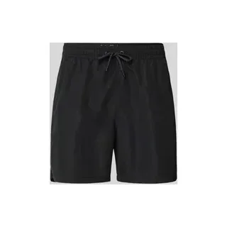 Badehose mit elastischem Bund, Black, XL