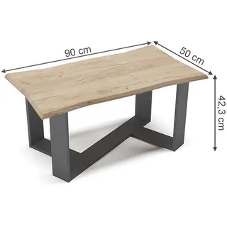 Vicco Arne Goldkraft Eiche 90 x 50 cm