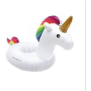 Swim Essentials Cup Holder Einhorn 17 x 17 x 17 cm Vinyl weiß/Durchmesser: cm