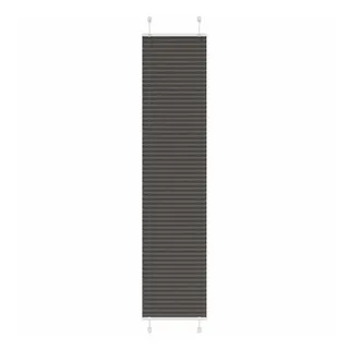 vidaXL Plissee 45 x 200 cm schwarz