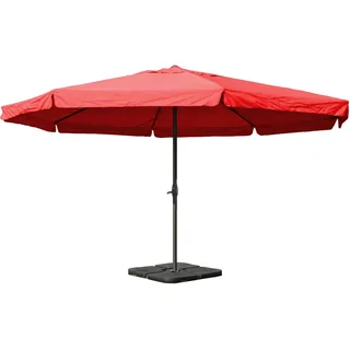 Mendler Meran Pro Ø 500 cm bordeaux inkl. Ständer