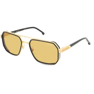 Carrera 1069/S Herren-Sonnenbrille Vollrand Eckig Edelstahl-Gestell, schwarz
