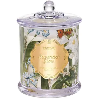 M&SENSE Duftkerze im Glas - Lavendel & Sanftes Leuchten Duft - 500g Kerze mit langer Brenndauer über 60 Stunden - Sojawachskerze als entspannende Heimdeko und Geschenk LavendelGlühen