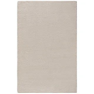 benuta pure Wollteppich, Creme, Textil, Beton Optik, Rechteckig, 80x150 cm, Gots, pflegeleicht, Teppiche & Böden, Teppiche, Naturteppiche