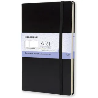 Moleskine Skizzenbuch Japanisches Album A5 165g Schwarz