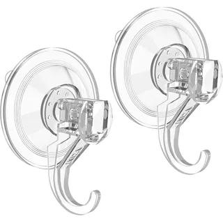 Aufhängering Mit Saugnapf, Großes Modell, Extrem Widerstandsfähig, Tragfähigkeit Ca. 10 Kg, Abnehmbar, Wiederverwendbar, Transparent, 6er-packung.