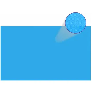 vidaXL Rechteckige Poolabdeckung 500 x 300 cm blau
