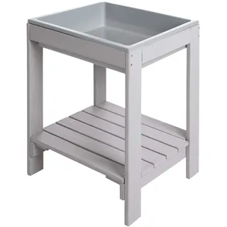 roba Tiny Spieltisch wetterfester Massivholz Sand- & Matschtisch