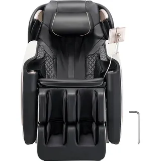 Vevor Massagesessel Ganzkörpermassagesessel Zero Gravity mit SL-Schiene & 18 Auto-Modi, Relaxsessel mit Heizung & einziehbarem Pedal & 36 Airbags & Fußrolle & LCD-Bildschirm, Massagestuhl 3D-Massage