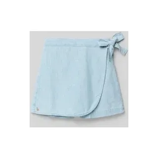Regular Fit Skort aus reiner Baumwolle, Blau, 140